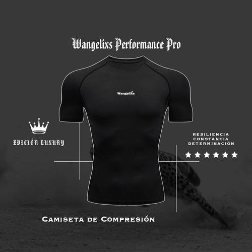 Wangelixs Pro – Camiseta de Compresión | BLACK